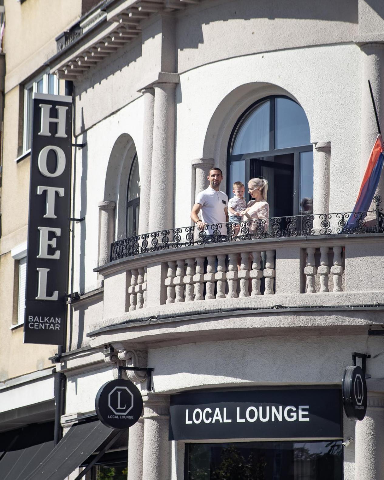 Hotel Balkan Centar Bijeljina Bagian luar foto